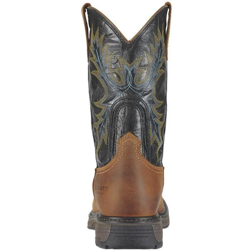 Ariat Men's WorkHog 11" Wide Square Steel Toe Western Work Boot - 10010133