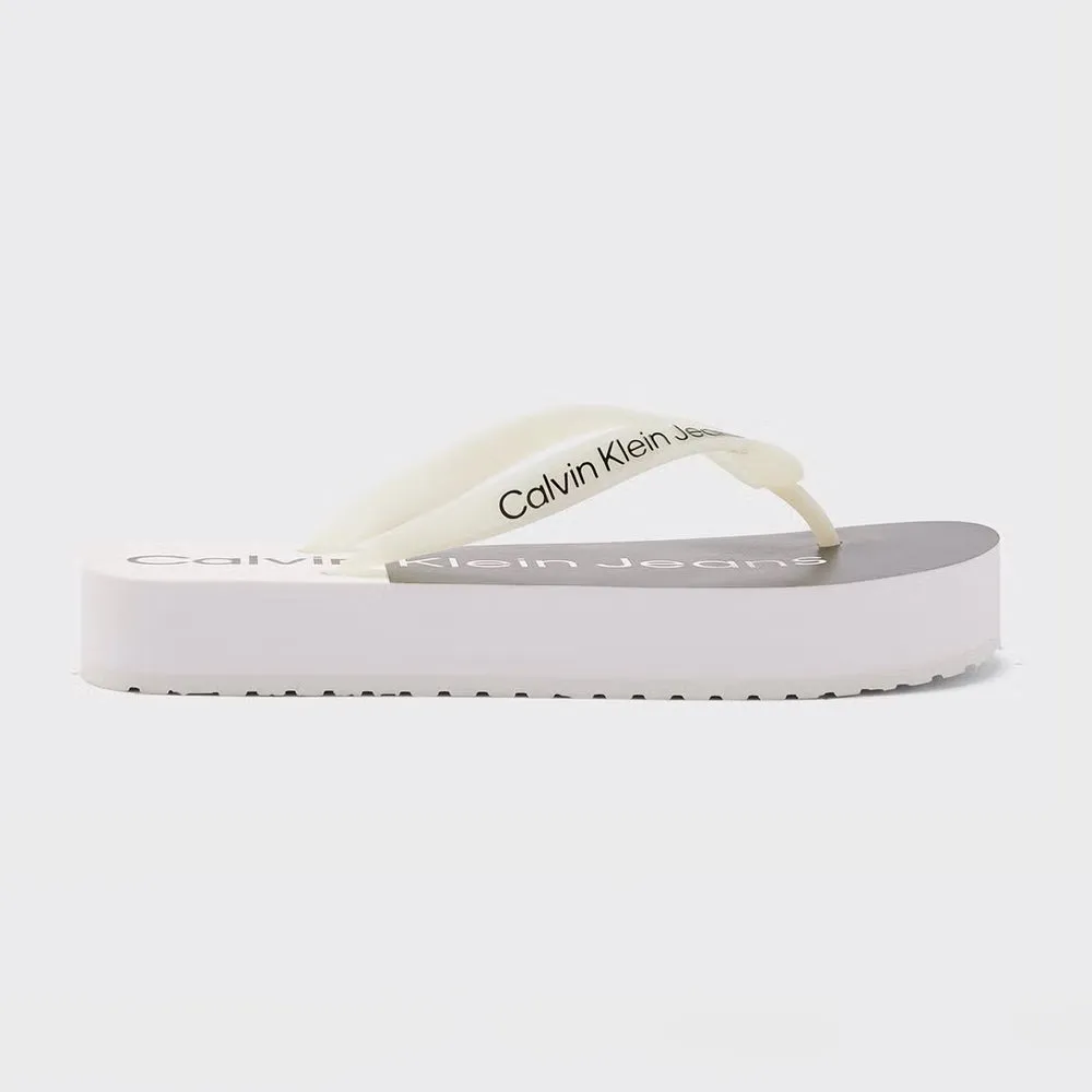 Beach Flip Flops - Black & White