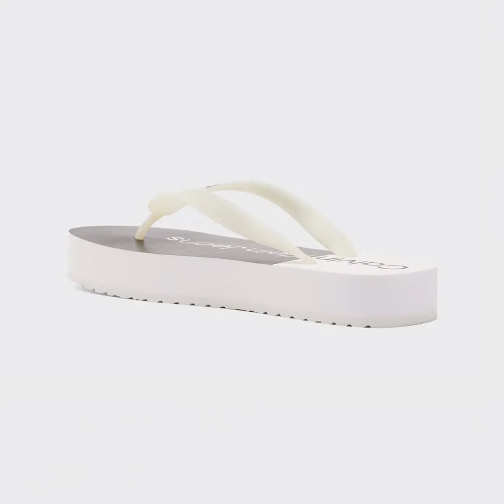 Beach Flip Flops - Black & White