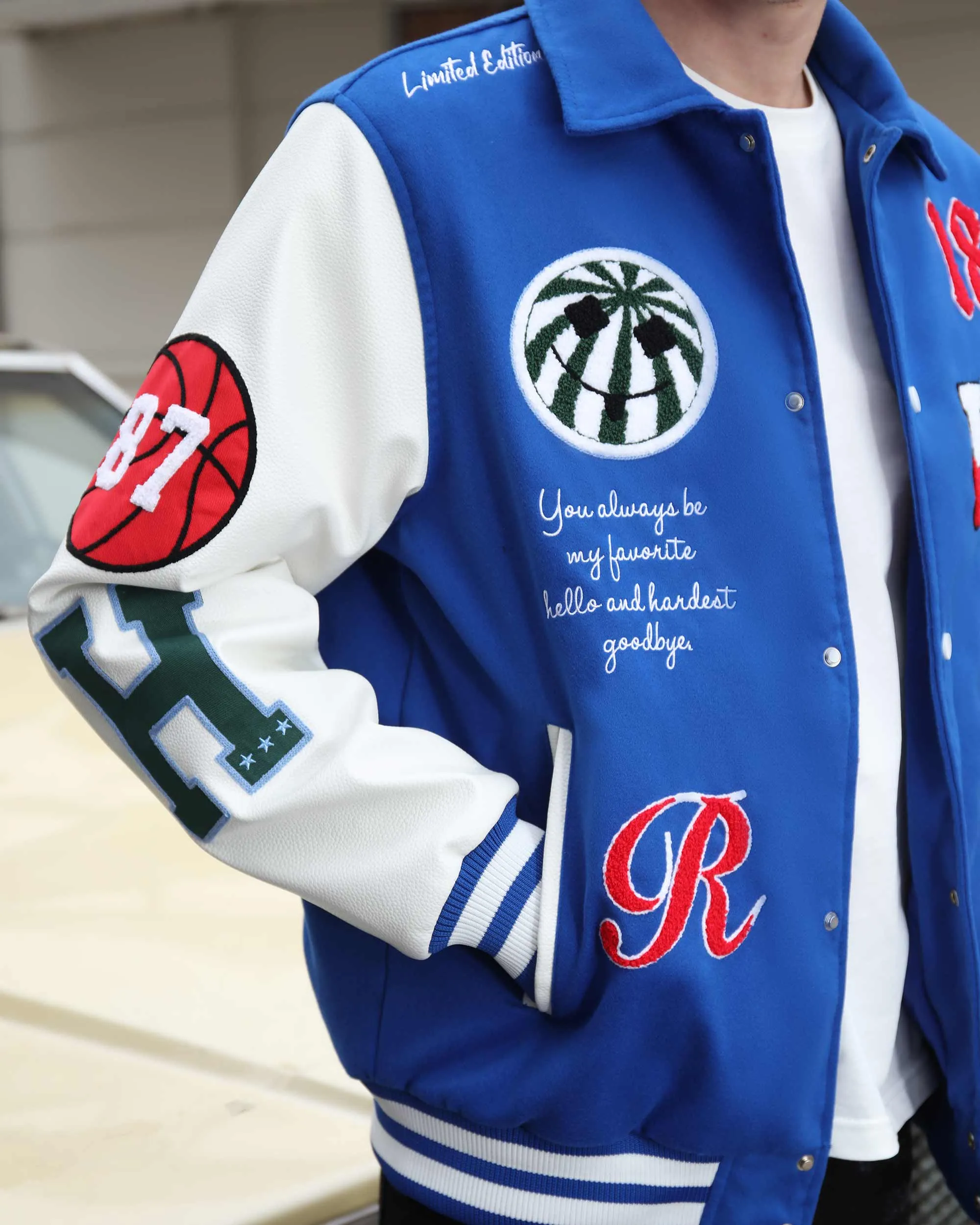 Classic Varsity Baseball Jacket-Mexico Local Delivery