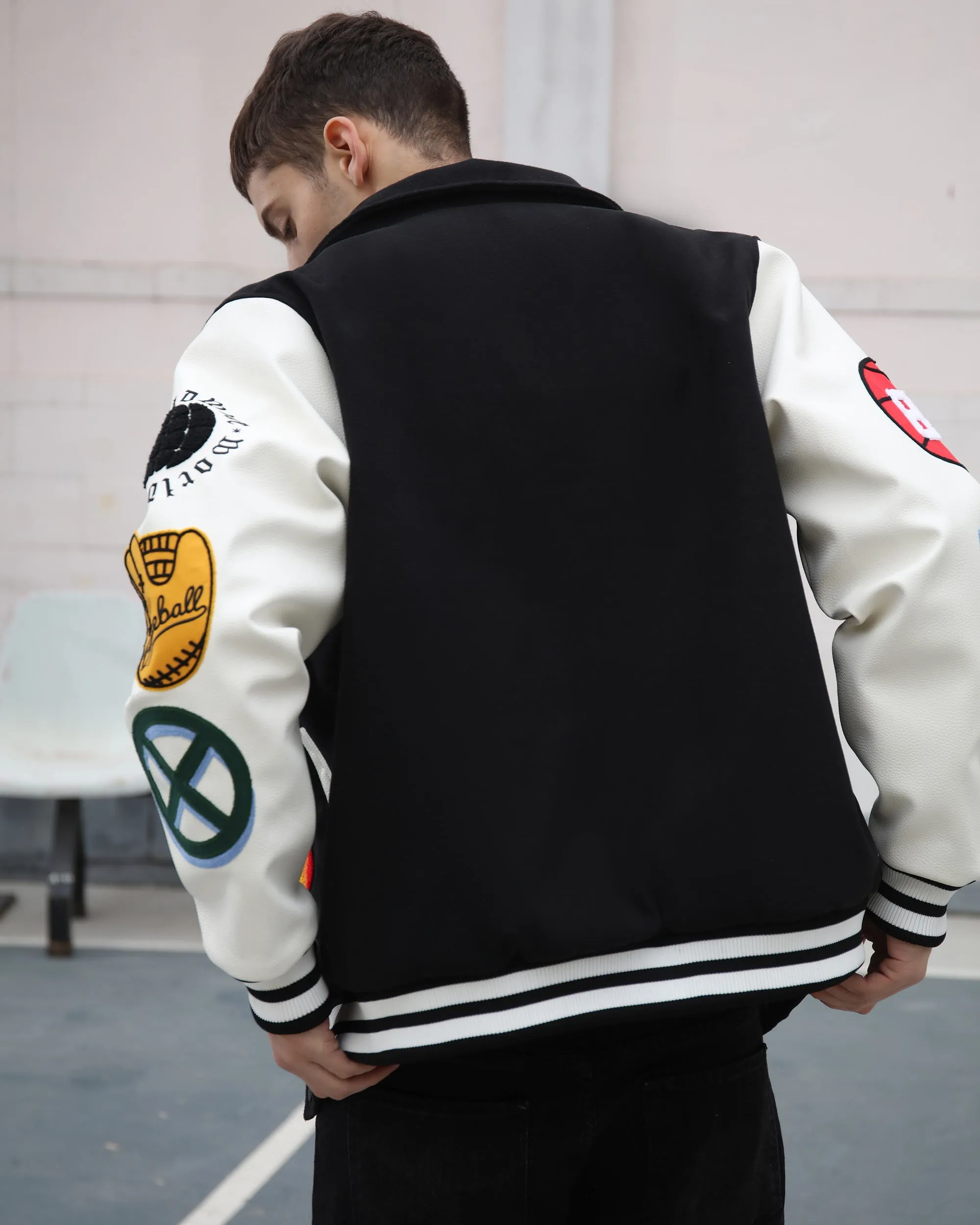 Classic Varsity Baseball Jacket-Mexico Local Delivery