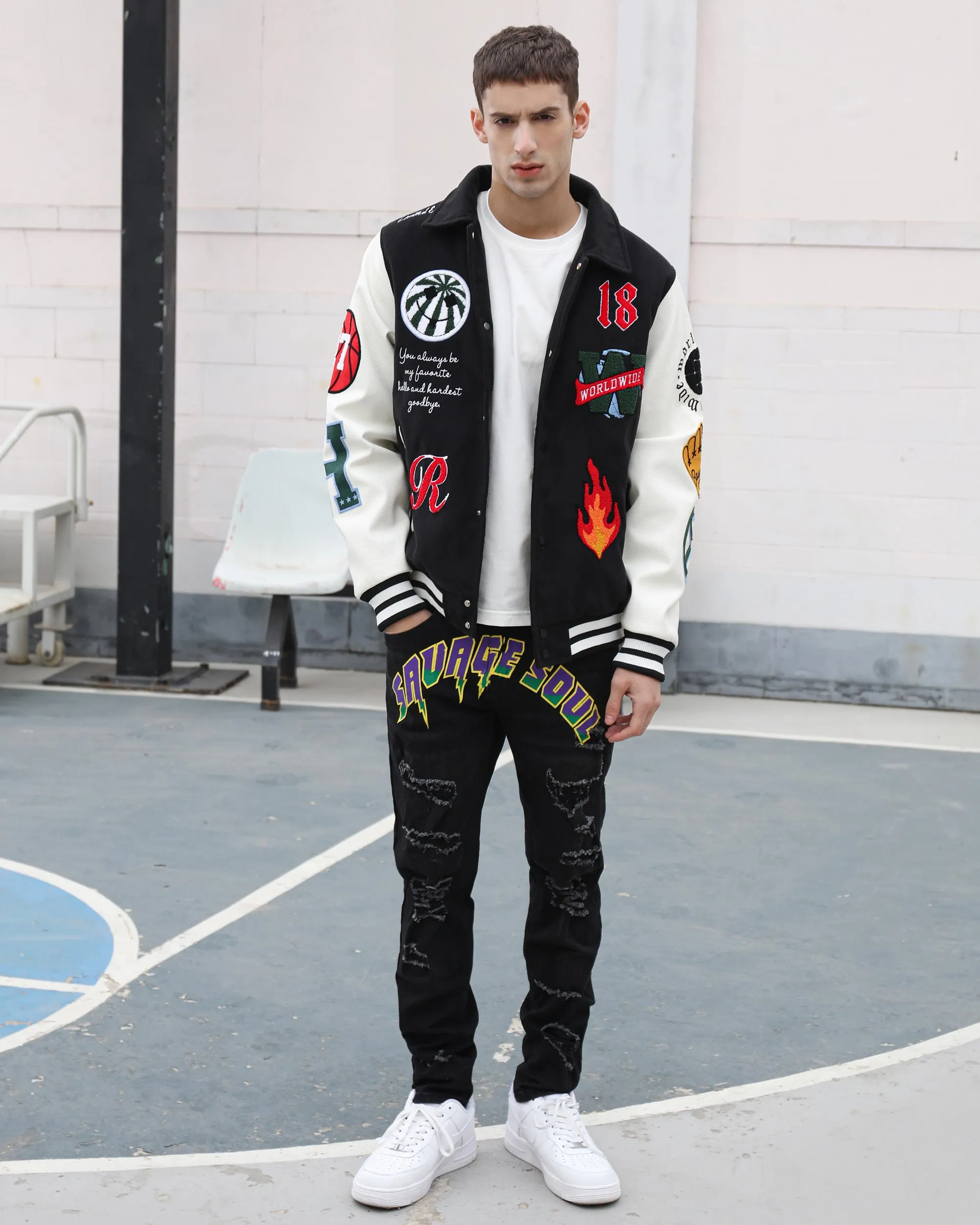 Classic Varsity Baseball Jacket