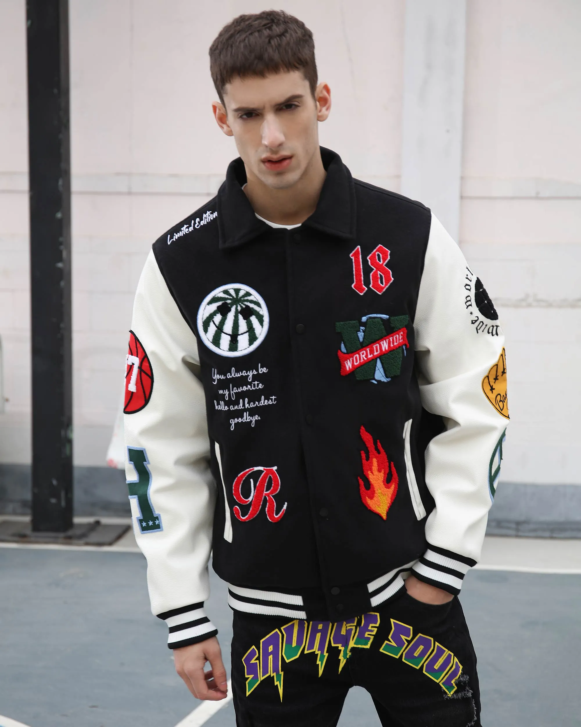 Classic Varsity Baseball Jacket