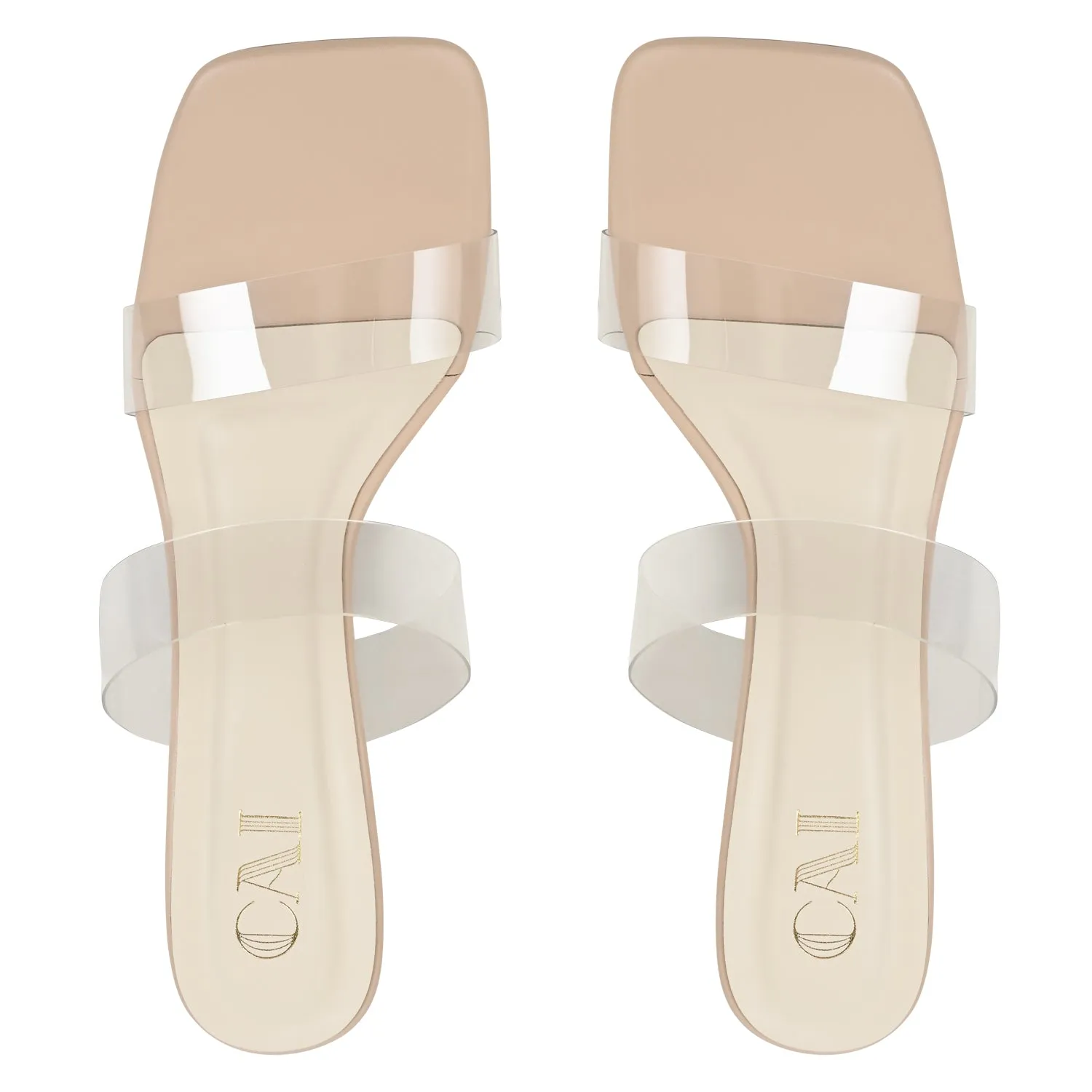 Clear Nude Heels