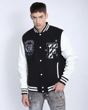 Colorblock Track Baseball Jacket