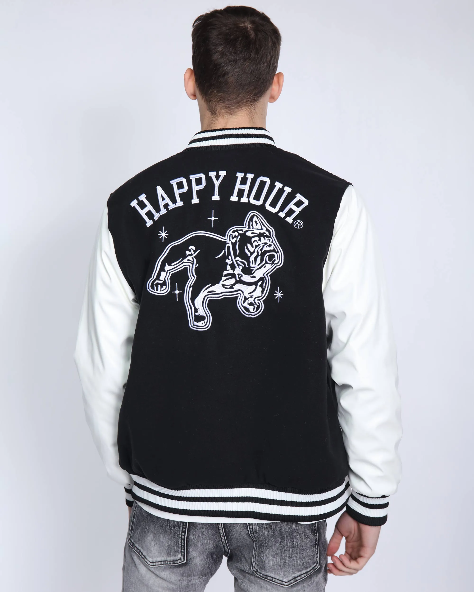 Colorblock Track Baseball Jacket