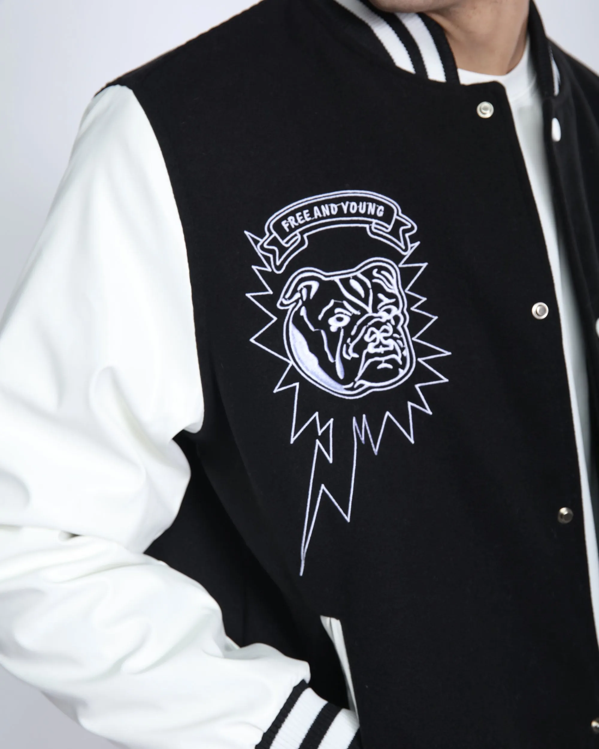 Colorblock Track Baseball Jacket