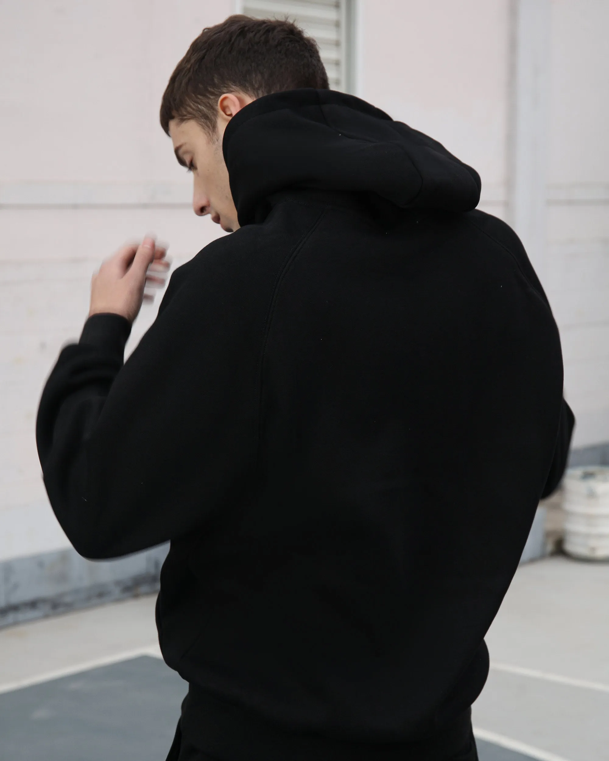 Effortless Style Hoodie & Jogger Set Black-Mexico Local Delivery