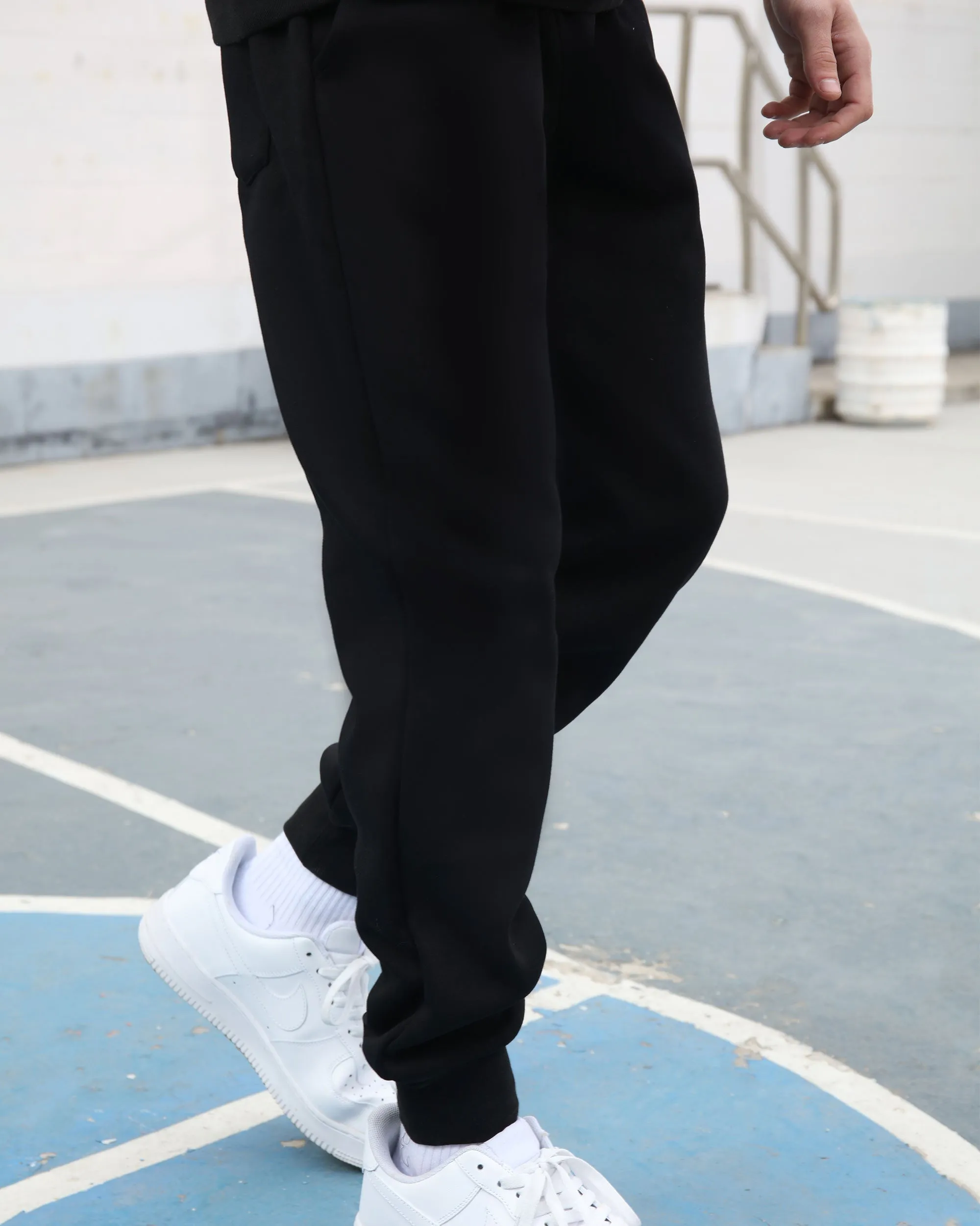 Effortless Style Hoodie & Jogger Set Black-Mexico Local Delivery