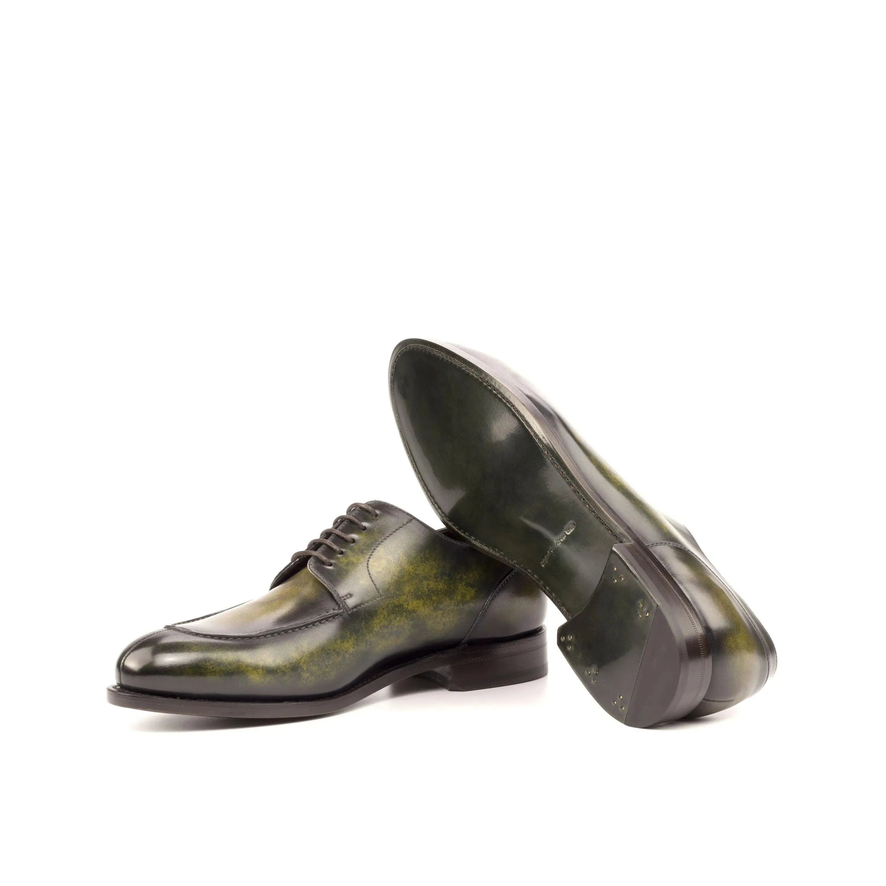 Fabien Derby Split Toe Patina shoes