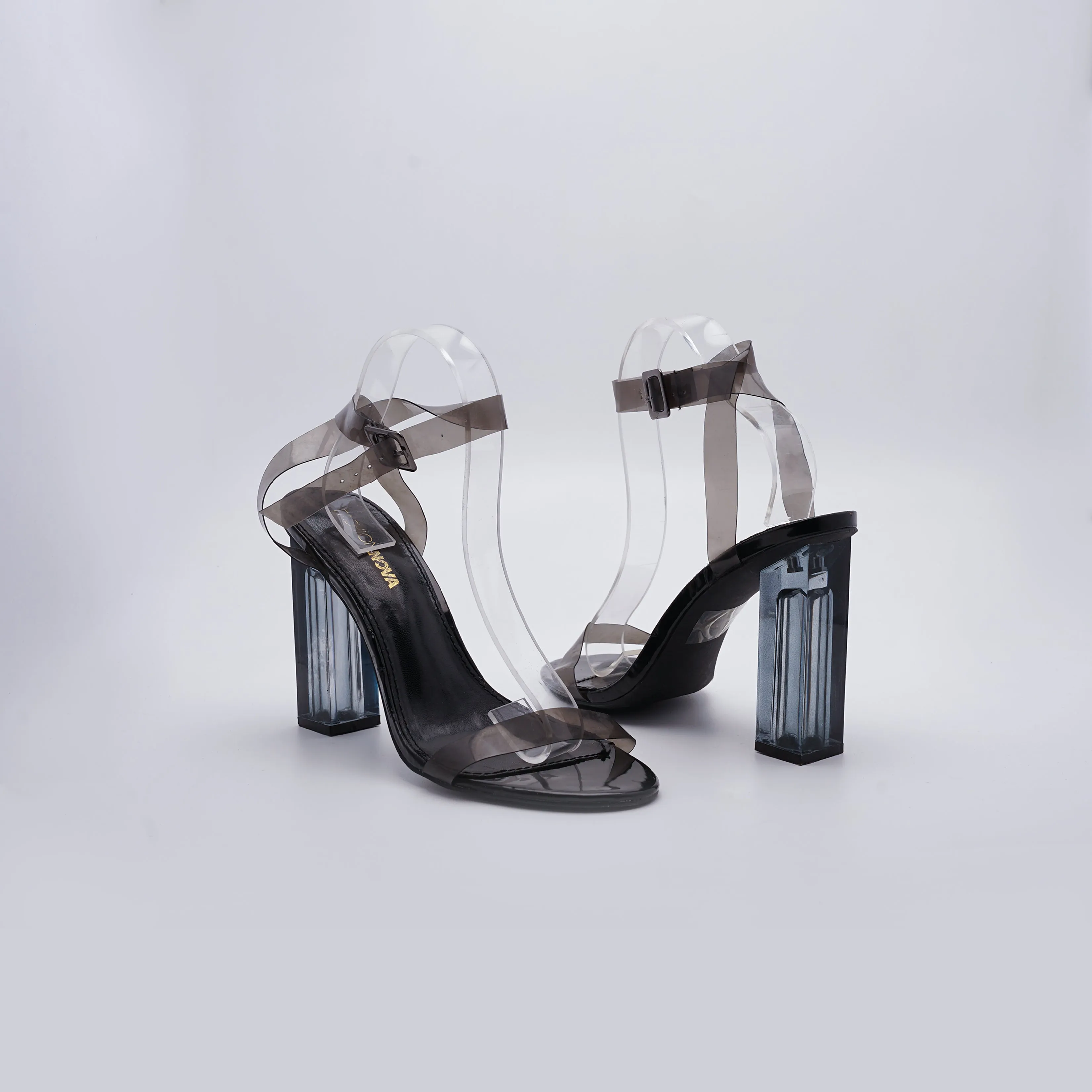 Fashion Nova Transparent Block heel