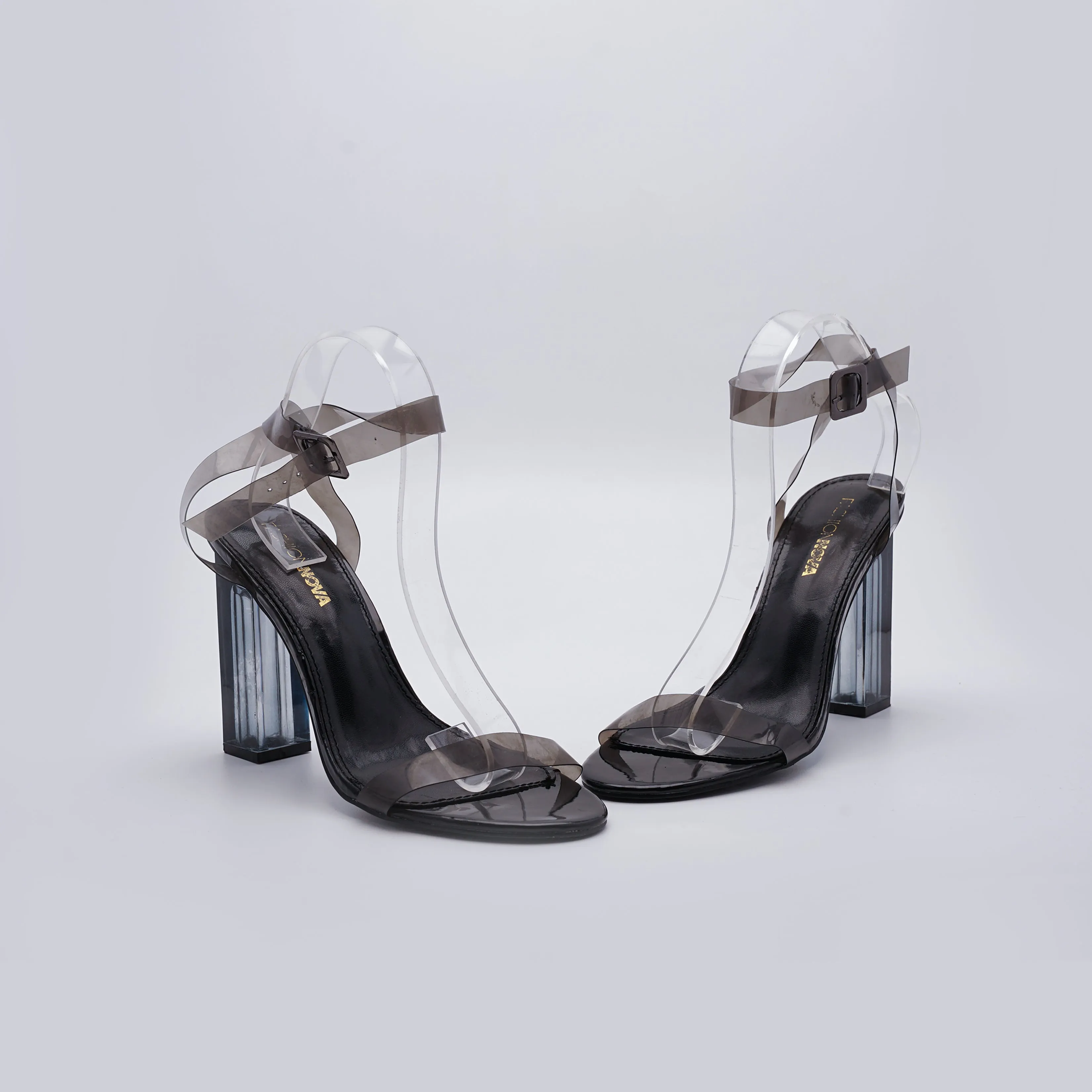 Fashion Nova Transparent Block heel