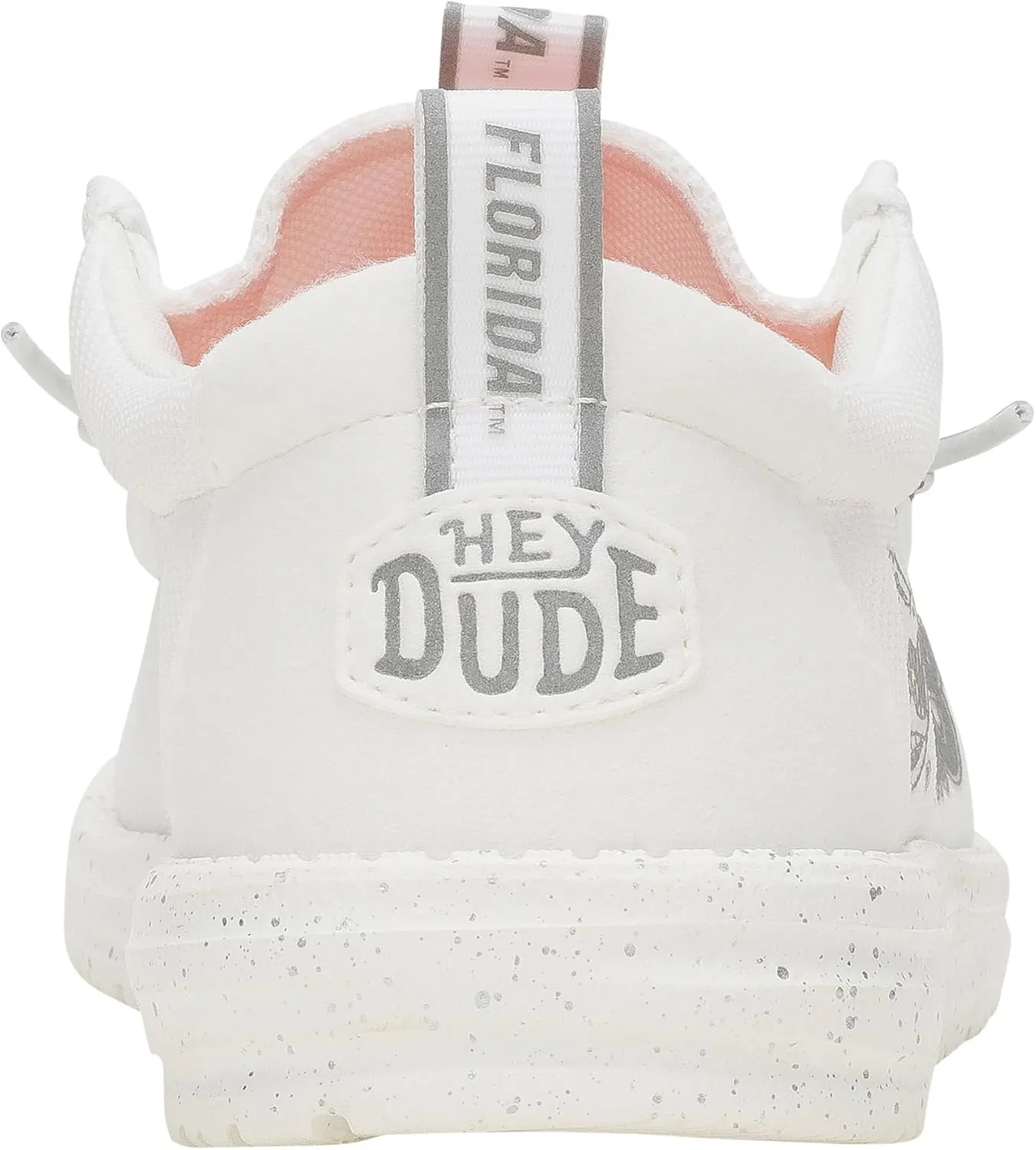HEYDUDE Wally Collegiate Whites, Men??s Shoes, Men's Slip-on Loafers, Comfortable & Light-Weight