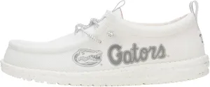 HEYDUDE Wally Collegiate Whites, Men??s Shoes, Men's Slip-on Loafers, Comfortable & Light-Weight