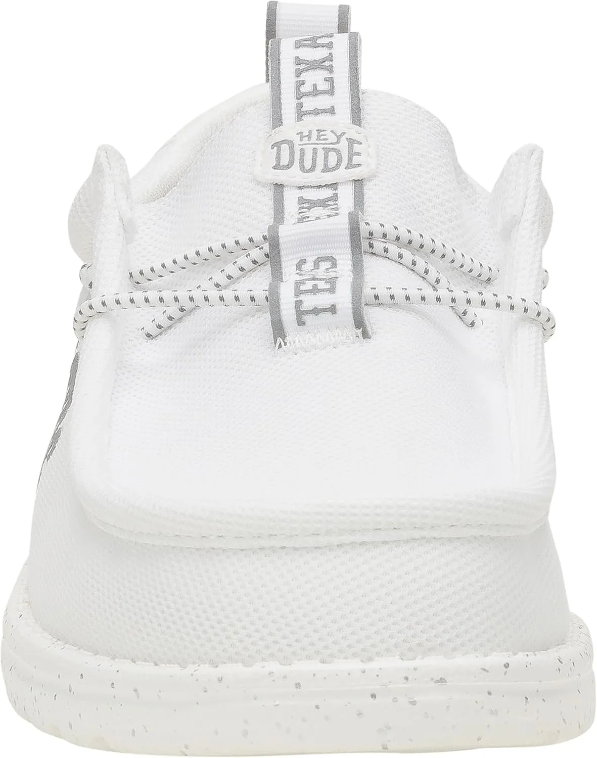 HEYDUDE Wally Collegiate Whites, Men??s Shoes, Men's Slip-on Loafers, Comfortable & Light-Weight