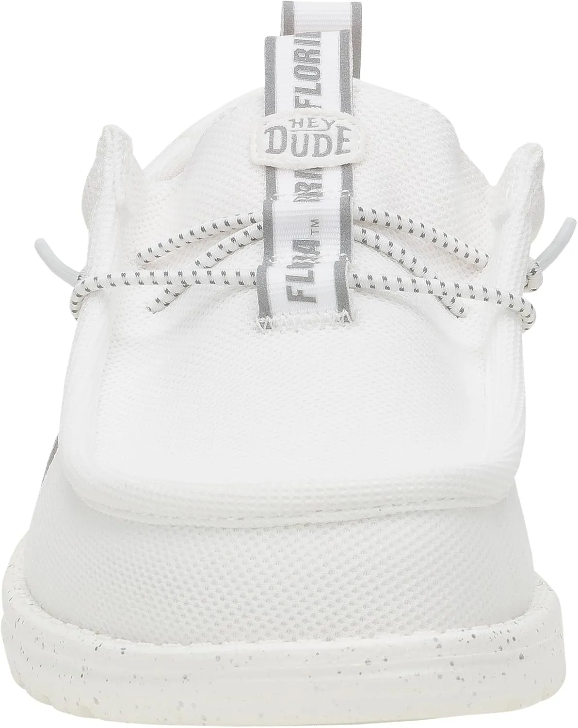 HEYDUDE Wally Collegiate Whites, Men??s Shoes, Men's Slip-on Loafers, Comfortable & Light-Weight