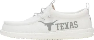 HEYDUDE Wally Collegiate Whites, Men??s Shoes, Men's Slip-on Loafers, Comfortable & Light-Weight