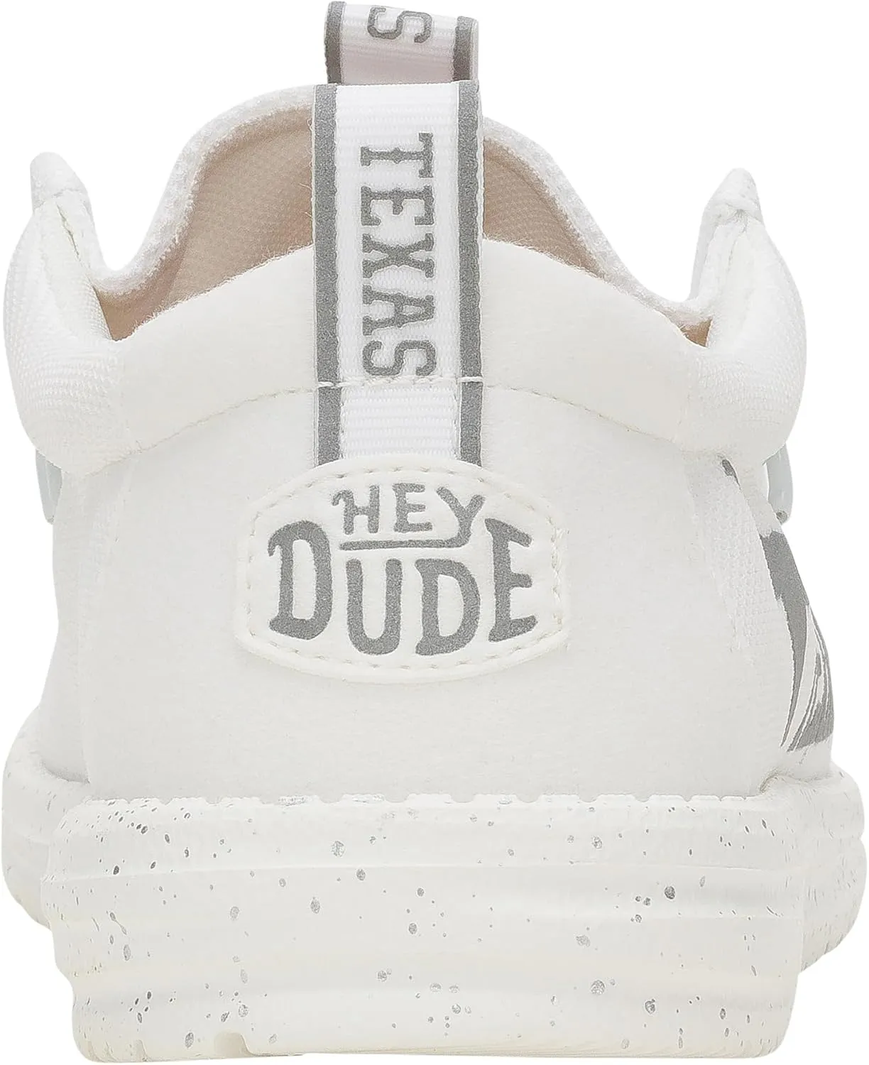 HEYDUDE Wally Collegiate Whites, Men??s Shoes, Men's Slip-on Loafers, Comfortable & Light-Weight