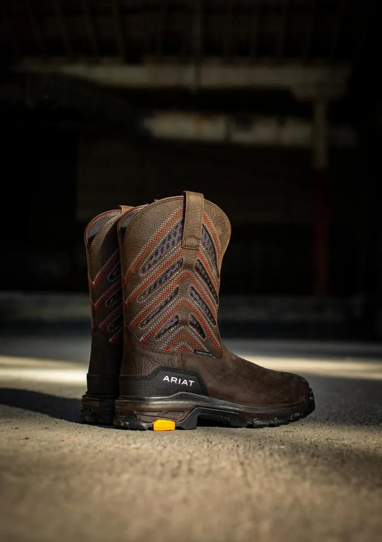 Intrepid VentTEK Composite-Toe Work Boot Iron Coffee