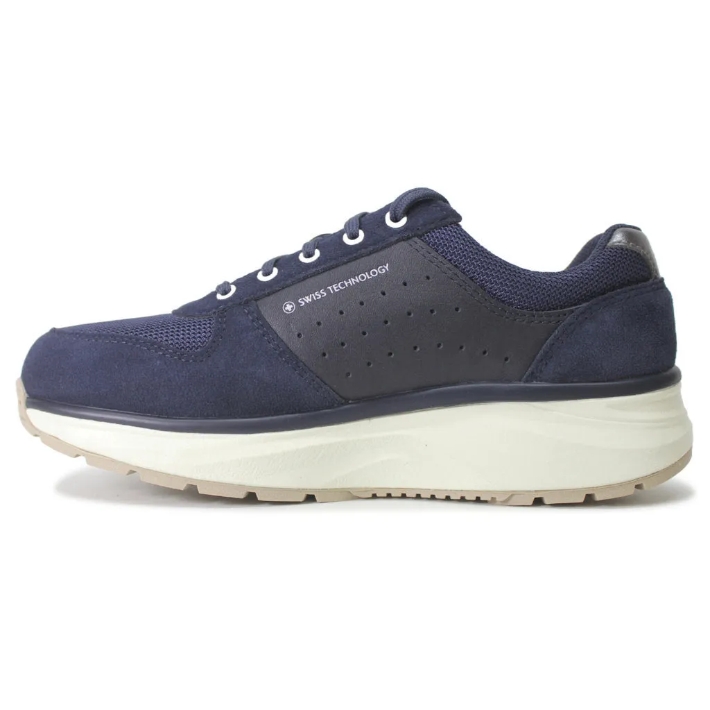 Joya Dynamo Zip Leather Textile Women's Low Top Trainers