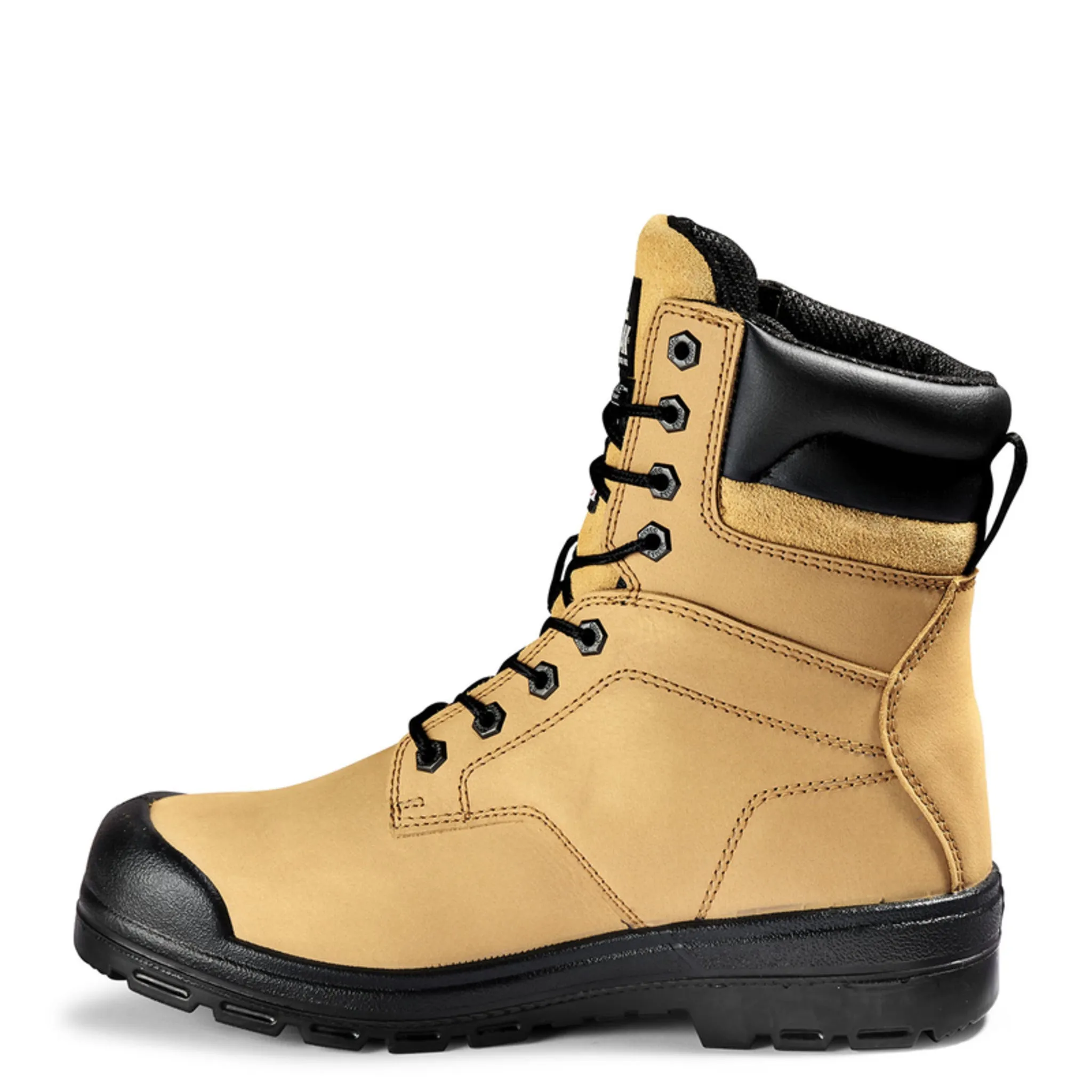 Kodiak Men's 8" Greb Steel Toe Safety Work Boots – Full Grain Leather, Thinsulate Insulation, Slip & Oil Resistant Outsole, CSA Approved | Sizes 7-15