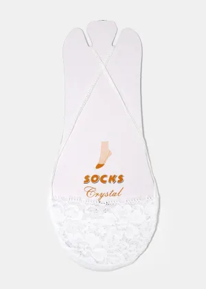 Lace Toe Slingback Socks