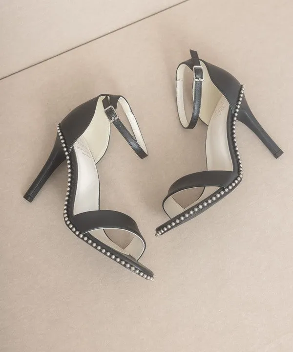 Living On The Edge Open Toe High Heels