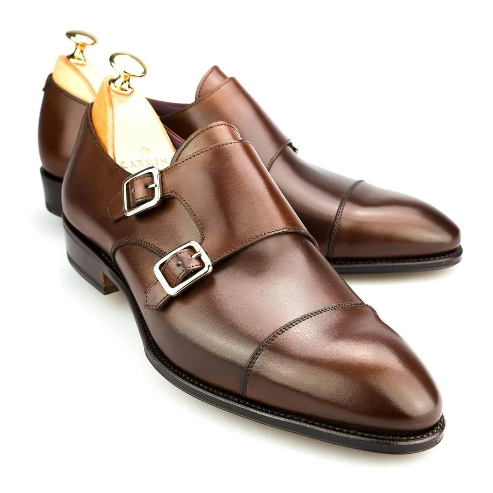 Men's Brown Monk Strap Shoes