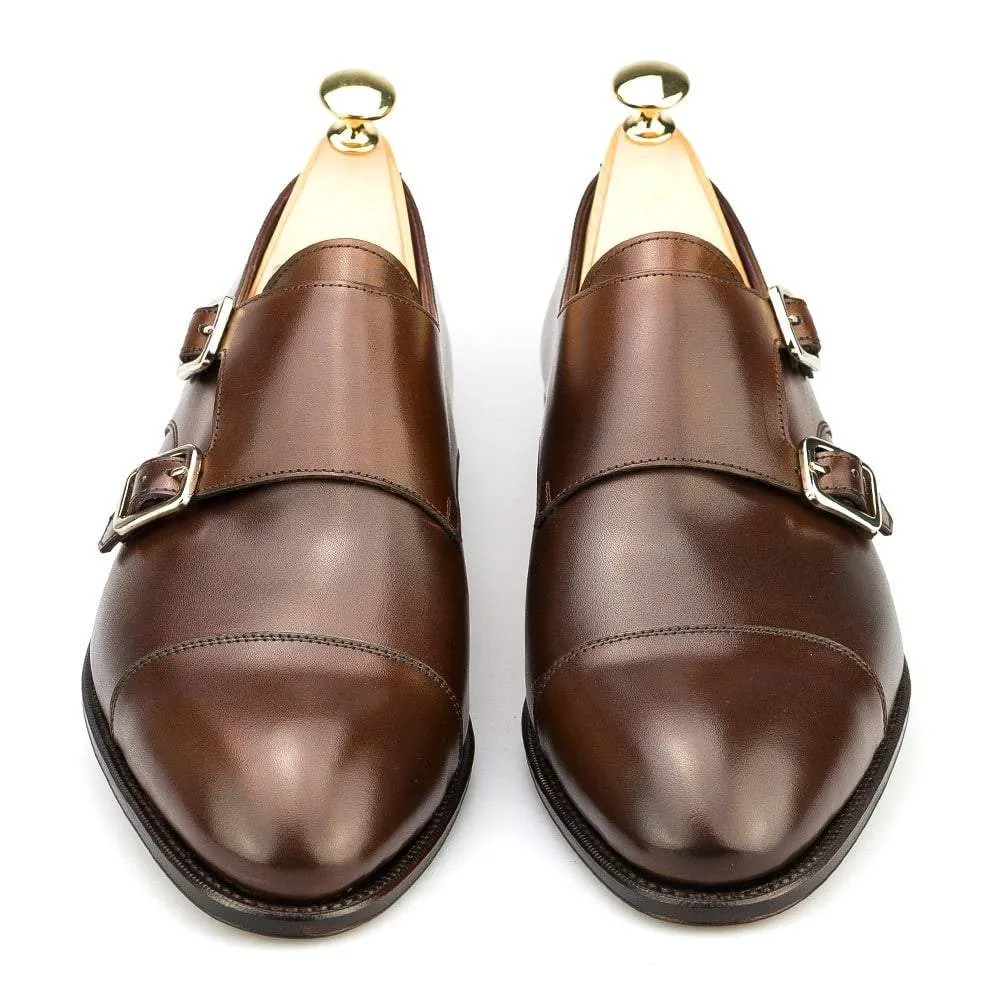 Men's Brown Monk Strap Shoes