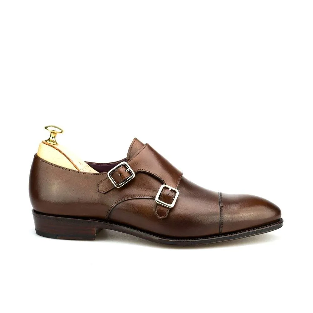 Men's Brown Monk Strap Shoes
