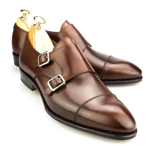 Men's Brown Monk Strap Shoes