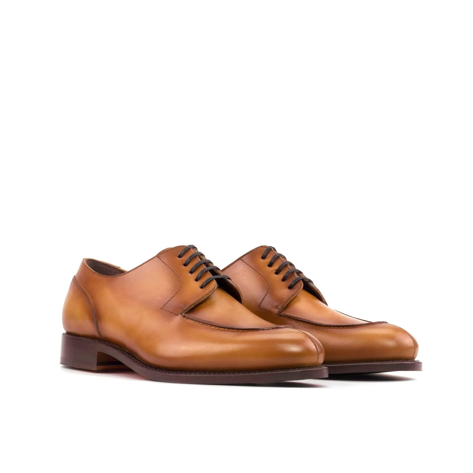 Men's Derby Split Toe Leather Shoes Wide Plus Size 5955