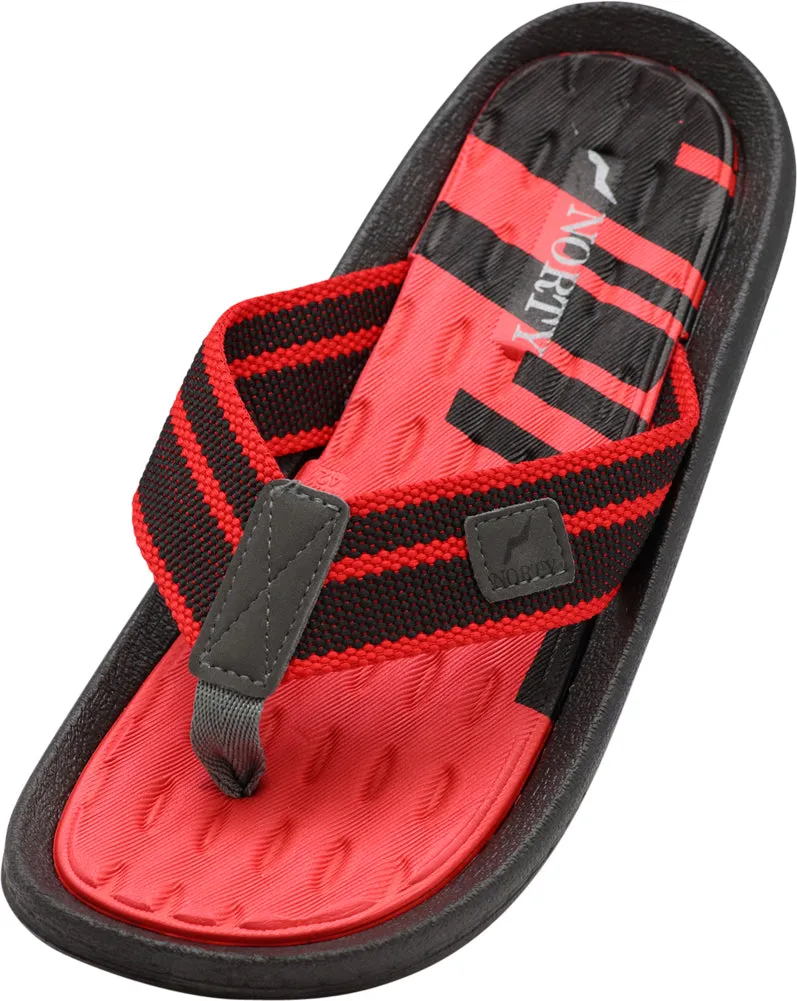 NORTY Men's Sandals for Beach, Casual, Outdoor & Indoor Flip Flop Thong Shoe