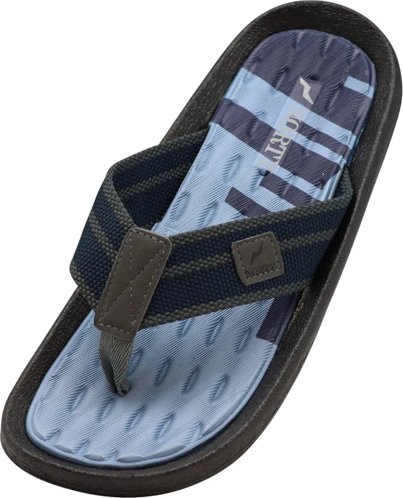 NORTY Men's Sandals for Beach, Casual, Outdoor & Indoor Flip Flop Thong Shoe