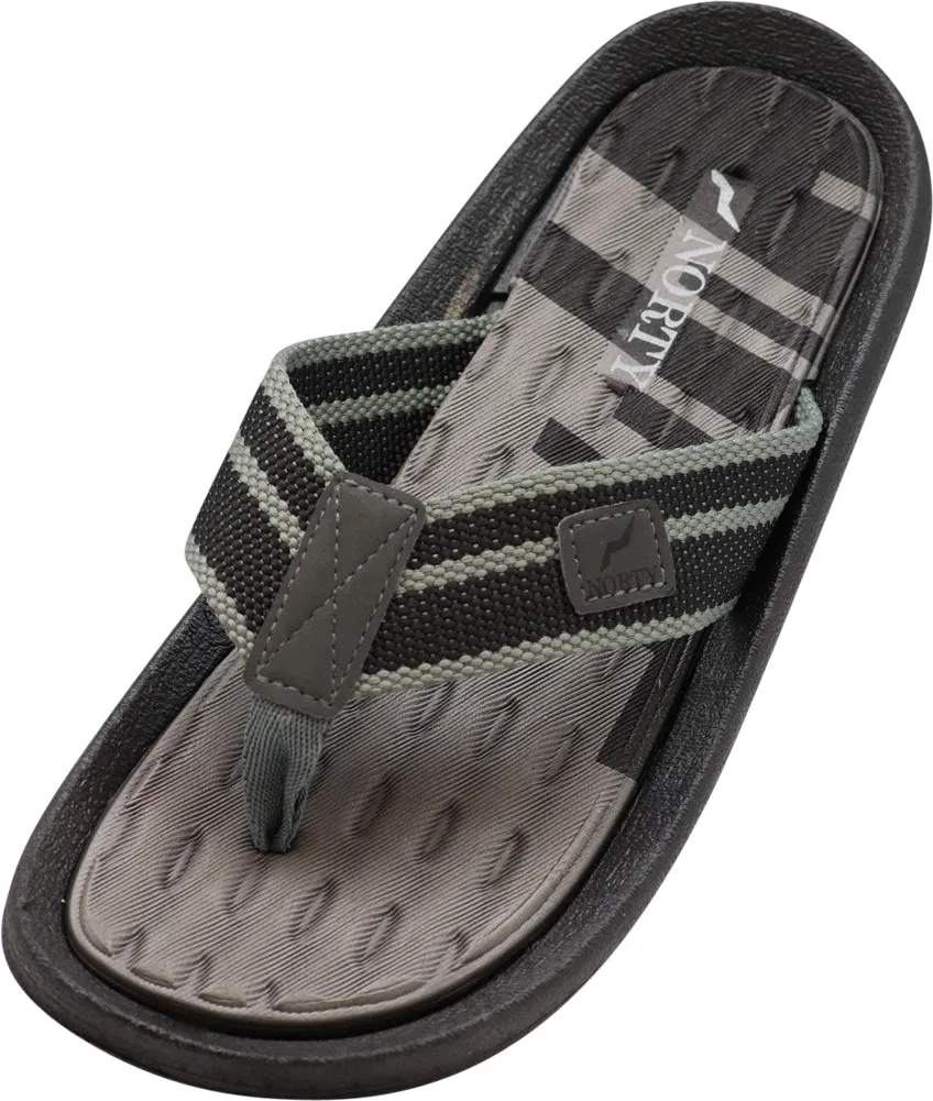 NORTY Men's Sandals for Beach, Casual, Outdoor & Indoor Flip Flop Thong Shoe