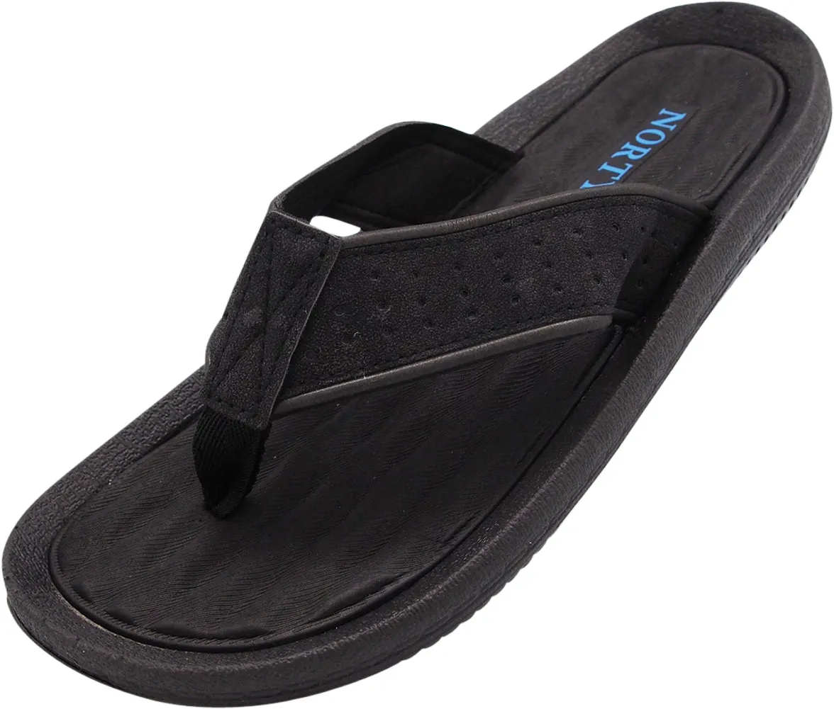 NORTY Men's Ultra Soft EVA Foam Flip Flop Thong Beach, Pool & Everyday Sandal