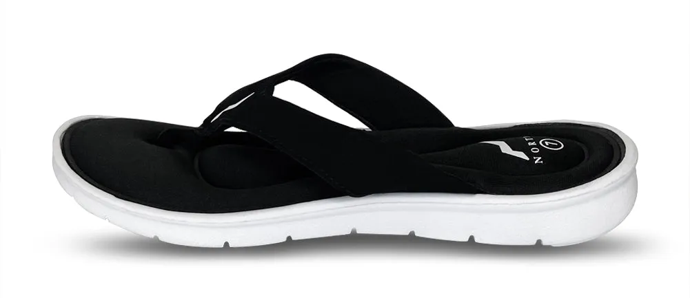 NORTY Women's Memory Foam Footbed Sandals - Runs 1 Size Small