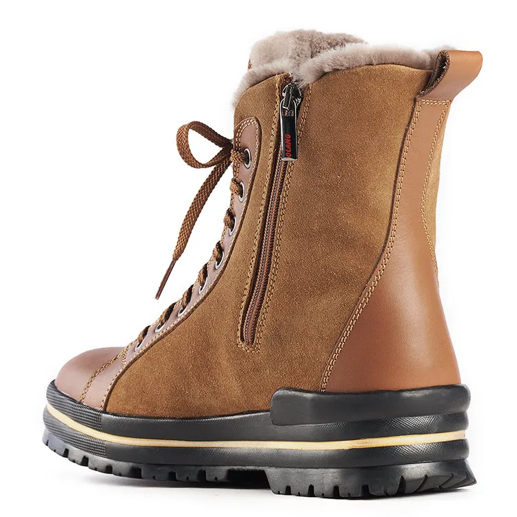 Olang Zaide Boots With Grips | Black   Natural