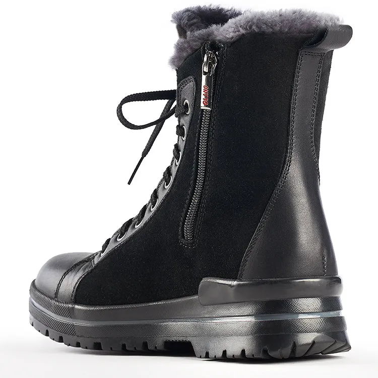 Olang Zaide Boots With Grips | Black   Natural