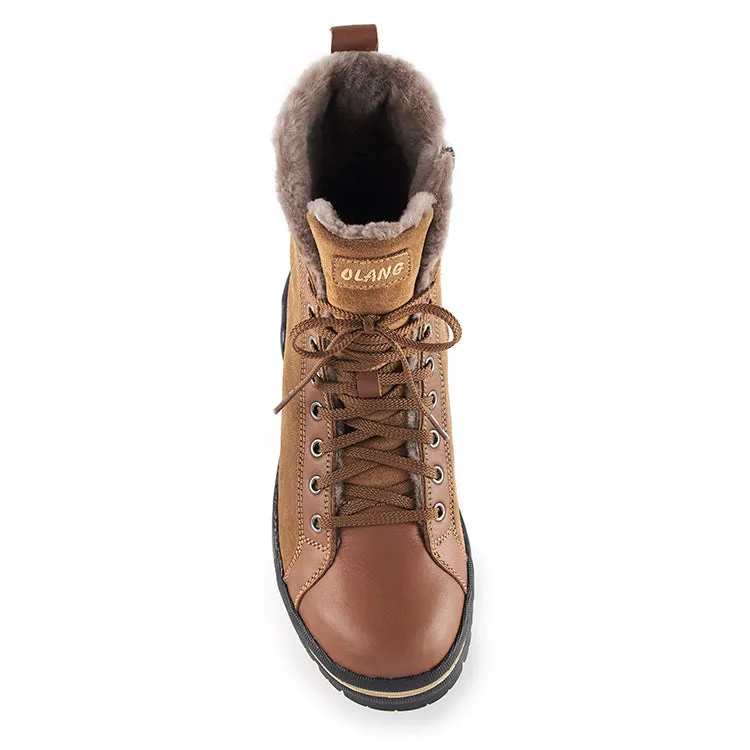 Olang Zaide Boots With Grips | Black   Natural
