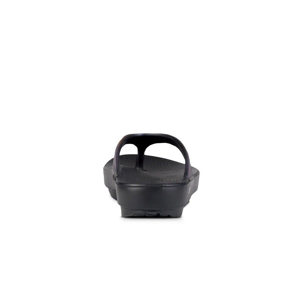 OOFOS Women's OOlala Luxe Thong - Midnight Spectre