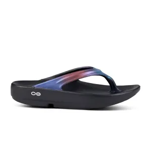 OOFOS Women's OOlala Luxe Thong - Midnight Spectre