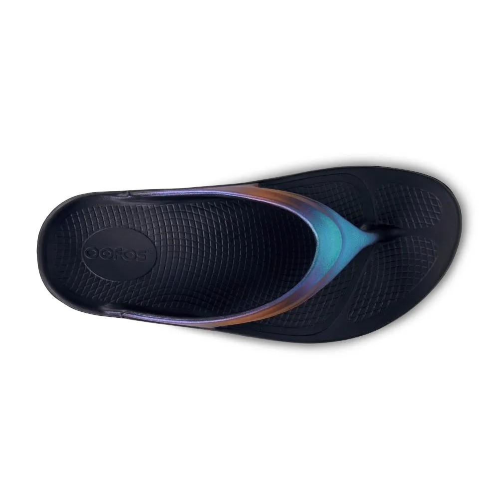 OOFOS Women's OOlala Luxe Thong - Midnight Spectre