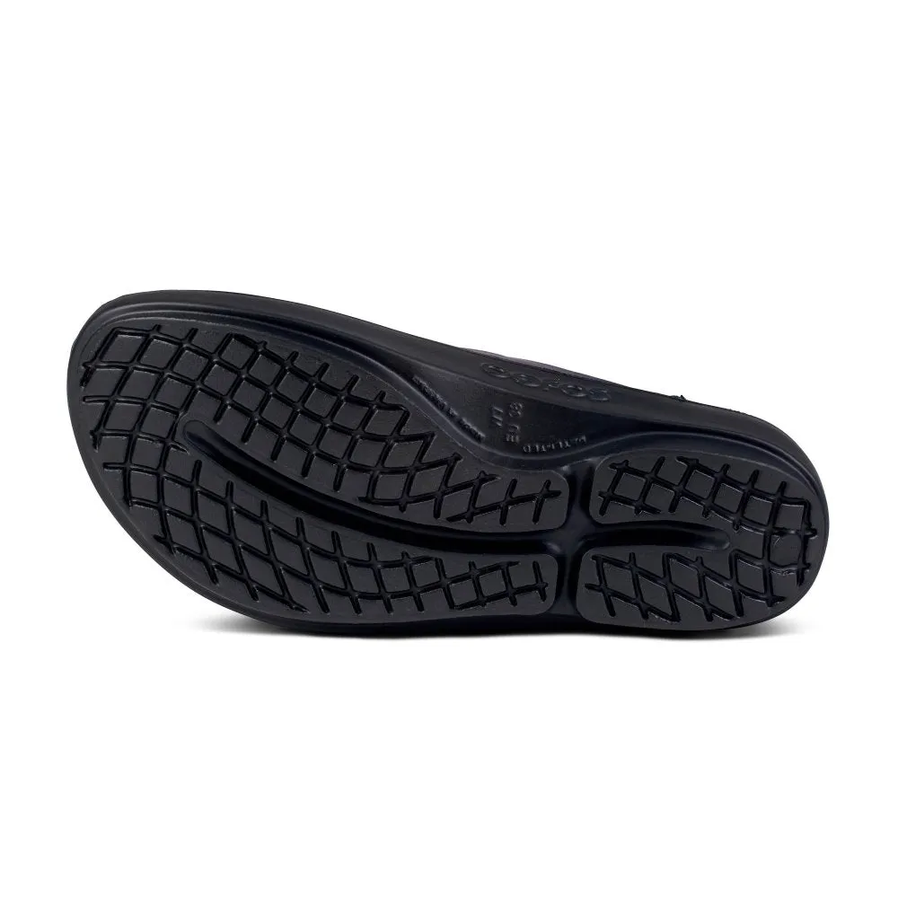 OOFOS Women's OOlala Luxe Thong - Midnight Spectre