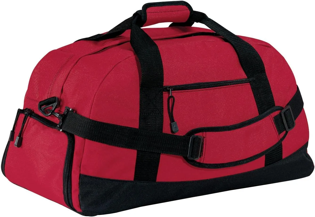 Port Authority - Basic Large Duffel. BG980, Red, OSFA
