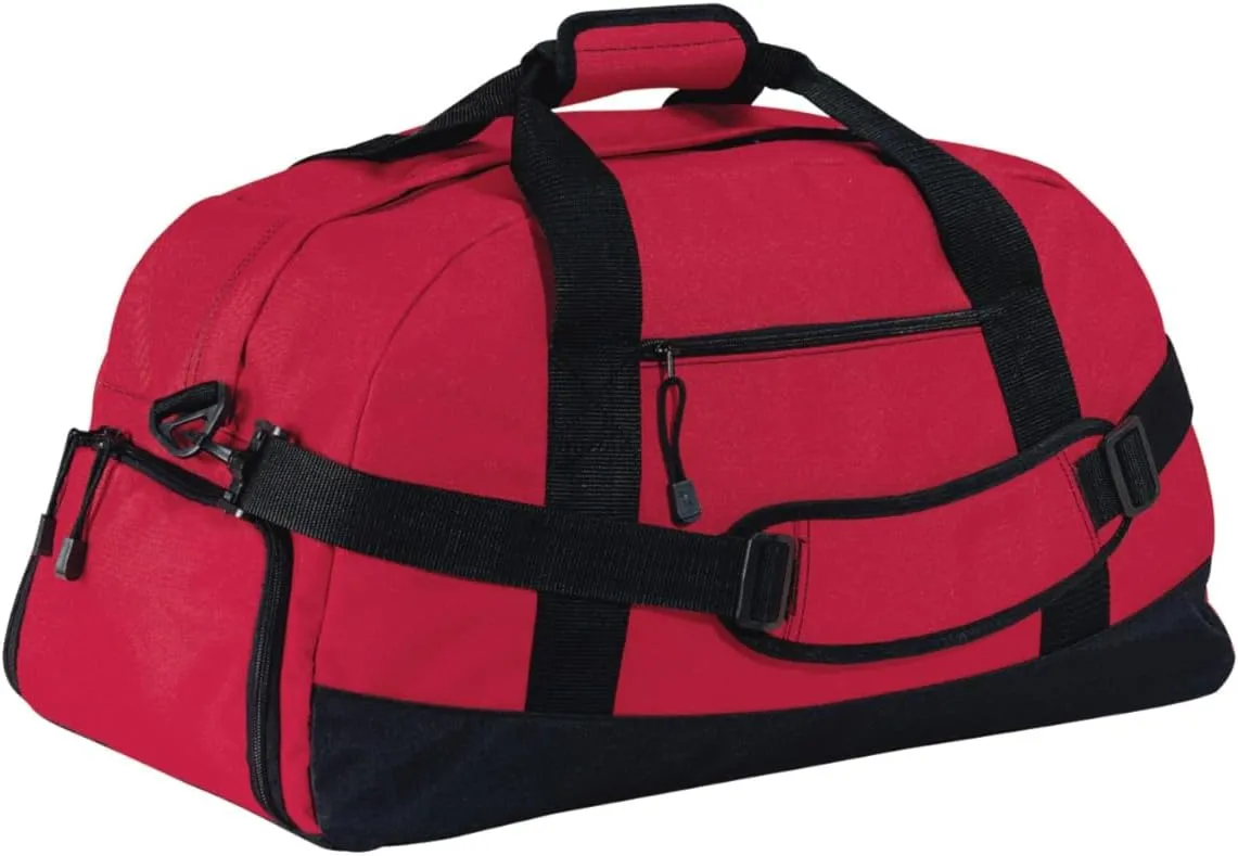 Port Authority - Basic Large Duffel. BG980, Red, OSFA