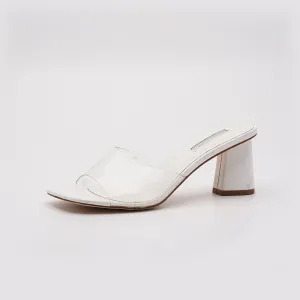 Primark Transparent trap Block Ankle Heel