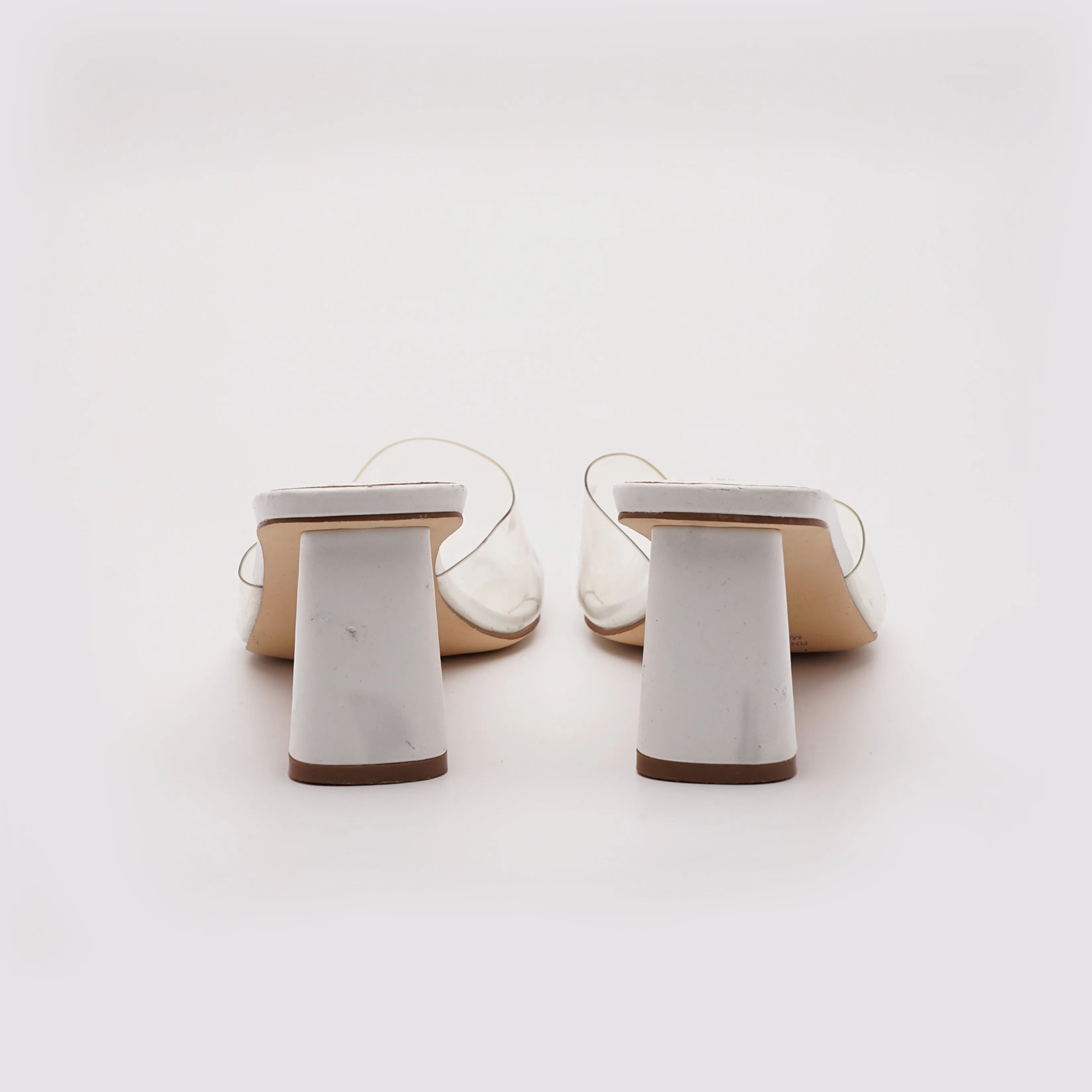 Primark Transparent trap Block Ankle Heel