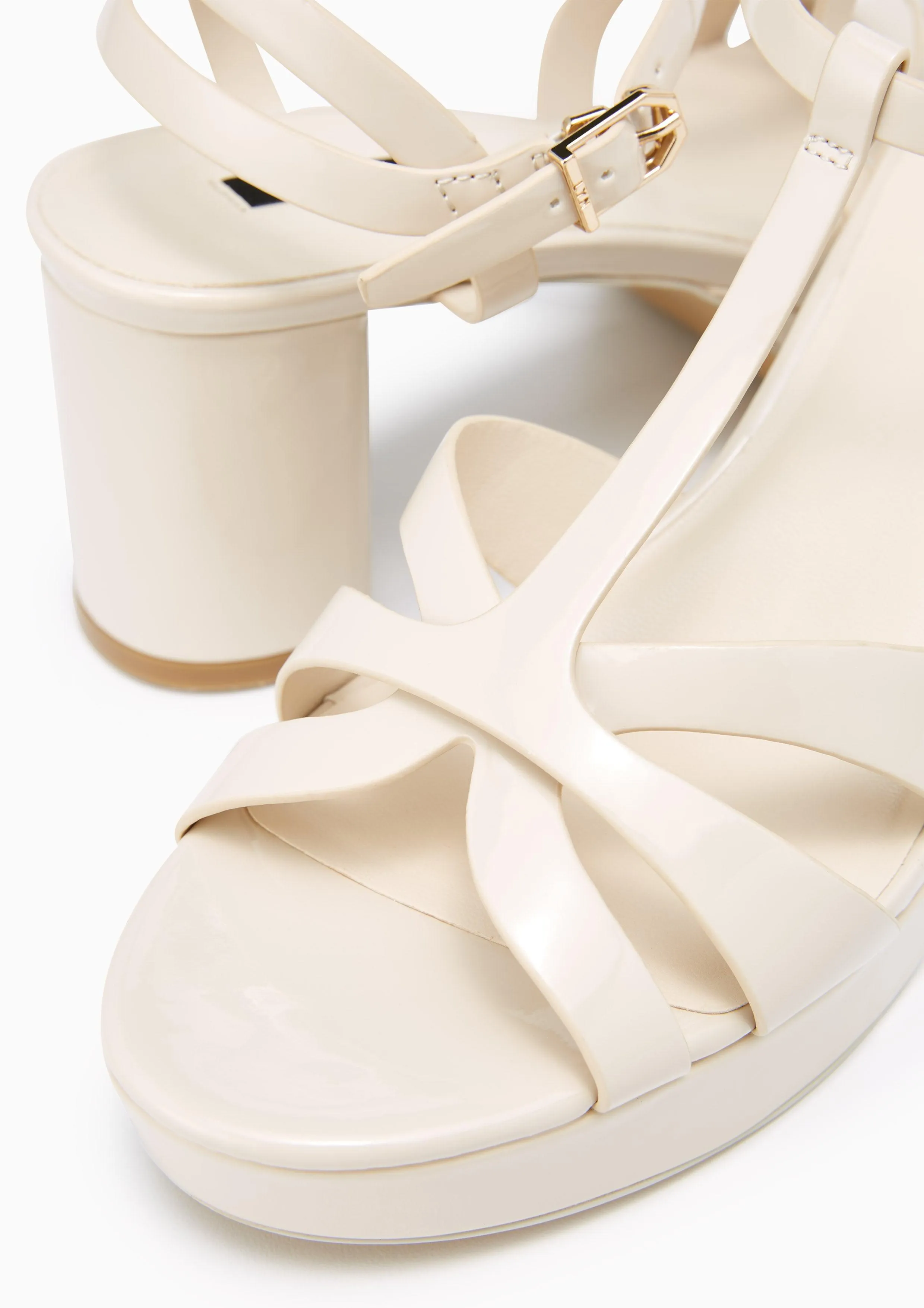 Sabella Platform Mid Heels - Ivory