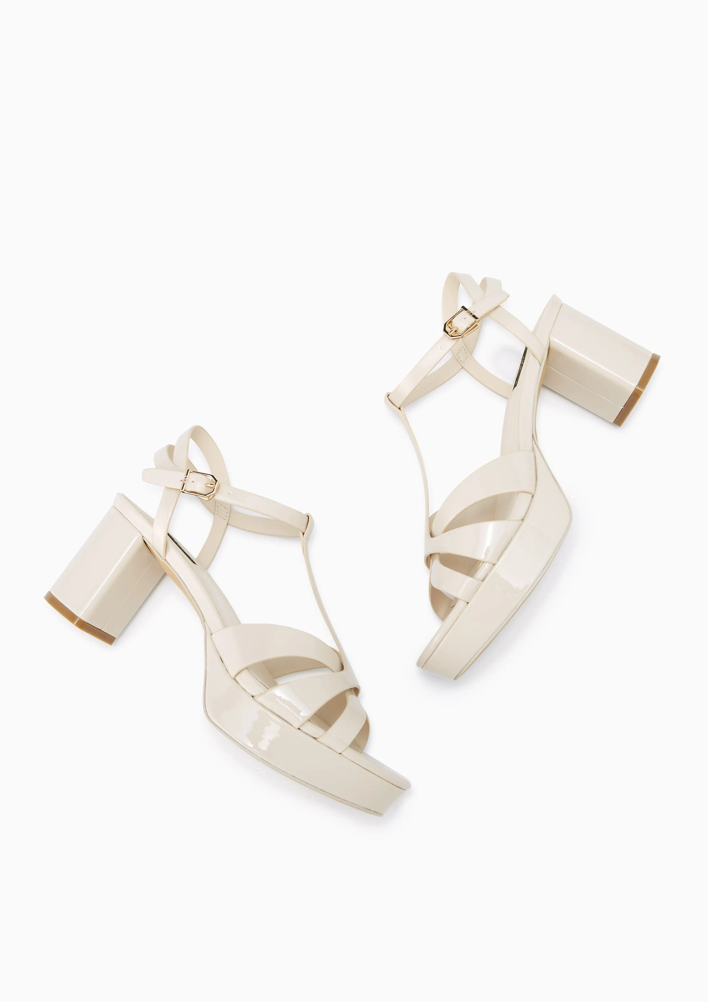Sabella Platform Mid Heels - Ivory